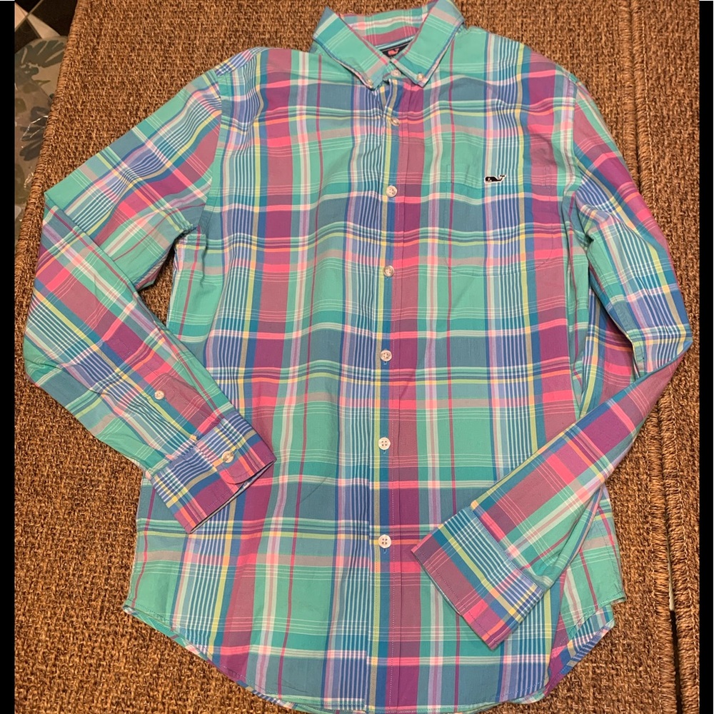 ⭐️Vineyard Vines Slim Fit Tucker Plaid Long Sleeve⭐️